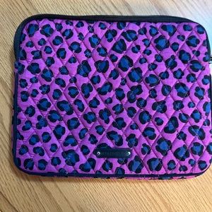 Vera Bradley purple Leopard tablet Reader case